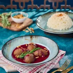 كبة بالكرز مع الأرز